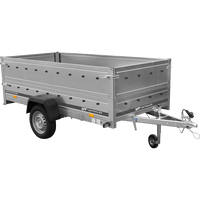 Lichte aanhangwagen 264x125 UNITRAILER GARDEN 264 KIPP met BIS zijwanden