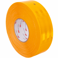 3M gele zelfklevende reflecterende contourtape - 1 meter