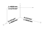Verlichtingsset: ASPÖCK MULTIPOINT V achterlichten + ASPÖCK FLEXIPOINT I markeringslichten + ASPÖCK 4,5m 7-polige kabelboom