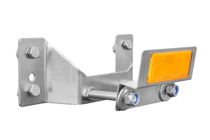 UNITRAILER TUINTRAILER KIPP reservewielbevestigingsbeugel met reflector