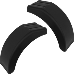 Set van twee halve spatborden voor de DOMAR DR1013004+DR1013005 trailer, wielkast 395/220mm links+rechts