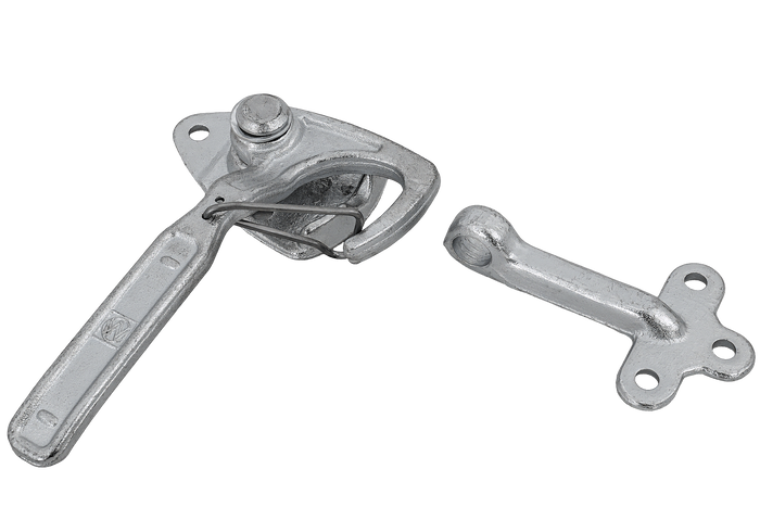 Rechter zijkoppeling met WINTERHOFF WV 20-R + WVG 20-A bevestiging, complete aanhangwagenzijde afsluiting