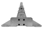 KNOTT KQ14-A+KZE7.5 kogelkoppeling voor een aanhanger van 1400 kg met een V-vormige dissel.