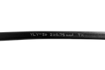 TEXSIM YLY-Sp 2x0.75 tweeaderige platte elektriciteitskabel - 1m