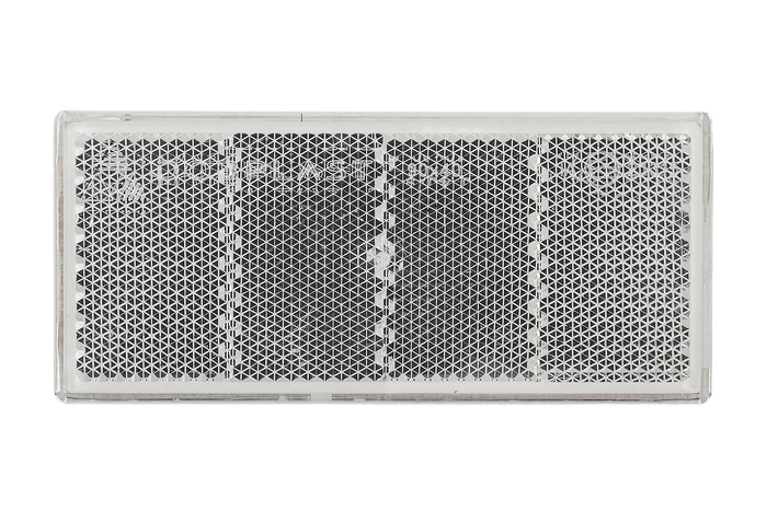 Reflector witte reflectorlamp voor aanhangers, 90 x 40 mm