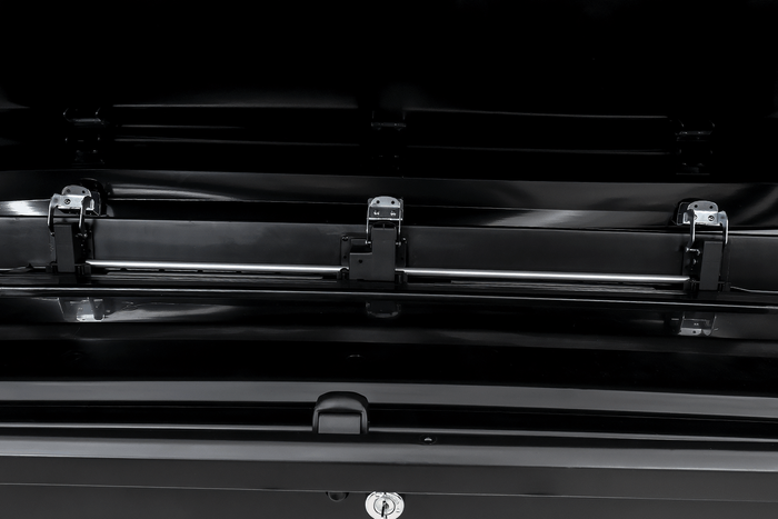 Inter Pack Skugga L 660 dakkoffer, glanzend zwart