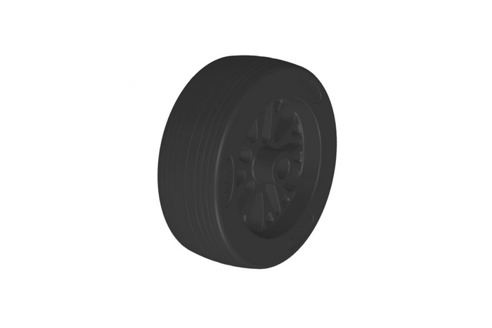 Reservewiel voor het KNOTT 6D7691.002 neuswiel, kunststof, 210x75mm