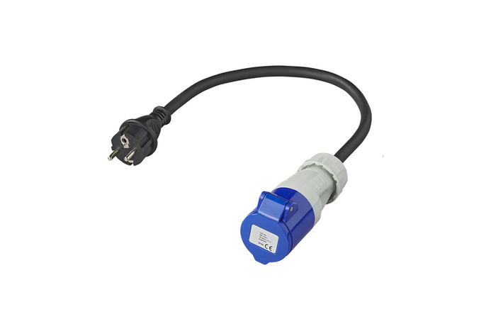 Adapter met Schuko-stekker en CEE-aansluiting 16A 230V ProPlus 373526 kabel 40cm