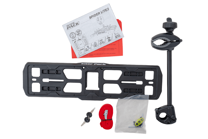 Inter Pack Spider 3 Lite - fietsendrager voor op de trekhaak voor 3 fietsen