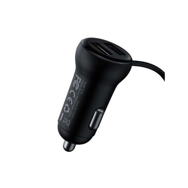 FM-zender BASEUS T type S-16 bluetooth 5.0 MP3 + autolader 2x USB