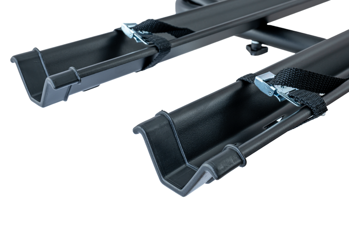 Fietsendrager reservewielhouder Peruzzo Brennero 4x4 - voor 2 fietsen met montagerails (zwart)