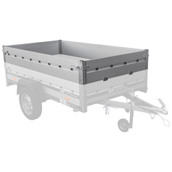BIS aluminium zijwanden voor de UNITRAILER GARDEN 230 KIPP ALU aanhanger