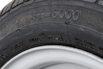 OUTLET Versterkt aanhangwagenwiel BAND GT Radiaal 195/50 R13C 104/101N VELG KENDA 6Jx13&quot;H2 5x112 ET:30