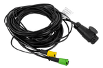 MANTES elektrische installatie, kabelboom voor boottrailer 7,8 m, 13-pins stekker, 2x5-pins bajonetaansluitingen
