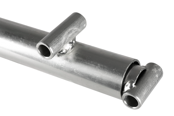 UNITRAILER krukhefsysteem voor het kantelen en lossen van een autotransporter van 1000 kg (500-865 mm).