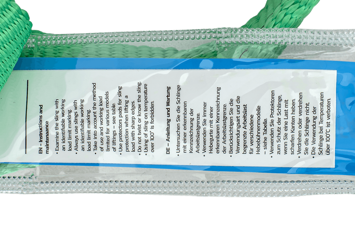 HEFFA kraanstroppen 6m/60mm/2t met lussen