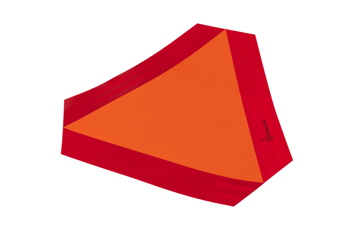 HERMON reflecterende sticker, langzaam rijdende gevarendriehoek, 300x120mm