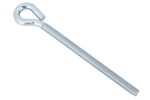 DROMET HO M6x120 schroefhaak met gesloten uiteinde (oog)