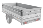 BIS aluminium zijwanden voor de UNITRAILER GARDEN 264 KIPP ALU en 264/2 KIPP ALU trailers