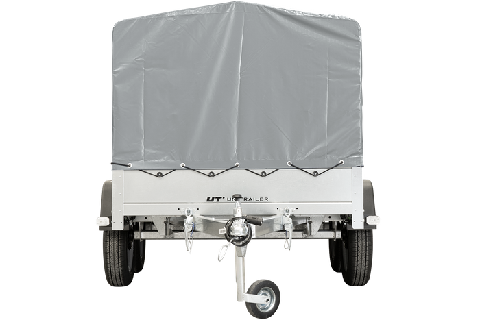 Twee-assige aanhanger 264x125 UNITRAILER GARDEN 264/2 KIPP met H-800 frame en grijze kap