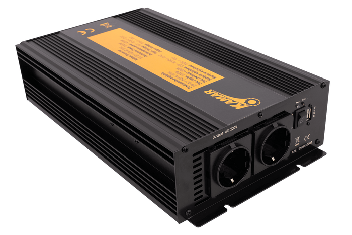 Spanningsomvormer 12V/230V (2000/4000W) KAMAR E1930