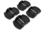 Set van vier KNOTT aanhangerstabilisatorsteunen 18x14x4,5 cm