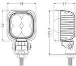 TT TECHNOLOGY LED werklamp reflector TT.13330 4xLED 3200lm vierkant
