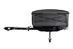 Towbox Camper Alpha zwart LED (lang) - bagagebox voor montage op de trekhaak