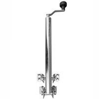 UNITRAILER krukhefsysteem met handgrepen voor het kantelen en lossen van een autotransporter van 1000 kg (500-865 mm).