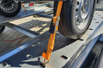 KAMAR 3m/25mm/0.8t oranje transportband met spaninrichting