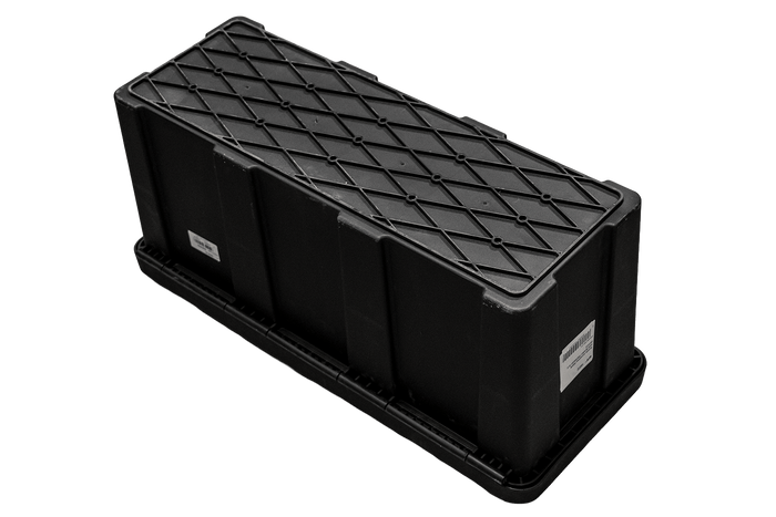 OUTLET Gereedschapskist DAKEN 82203 BLACKIT 750x300x355mm 50.6l