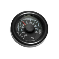 Interne analoge thermometer LAMPA 72710 zelfklevend diameter 48 mm