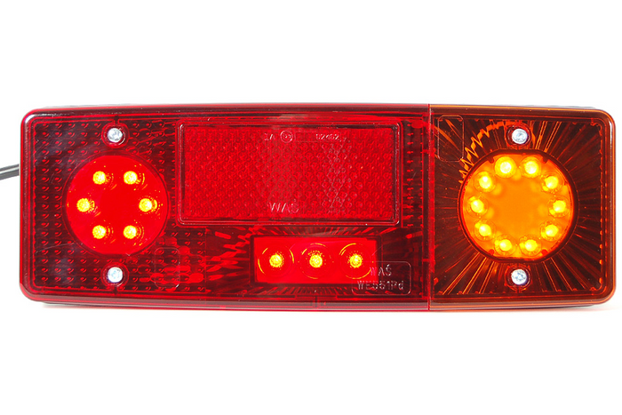 Achterlicht WAŚ WE551DP 484 LED 4 functies rechts