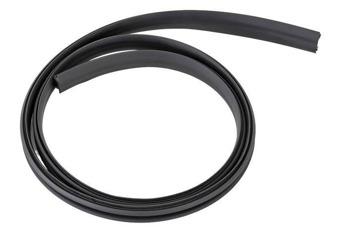 Rubberen afdekking/afdichting (onderkant) voor aluminium balk - G3 CL 127 cm