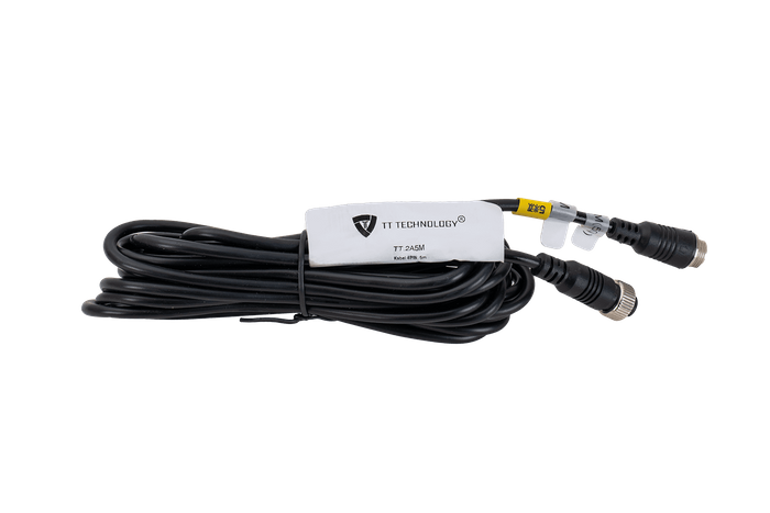 4-polige kabel voor het TT Technology TT.2A5M achteruitrijsysteem, lengte 5 m 