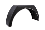 Aanhangwagen spatbord 15-17,5" DOMAR DK3114 vlakke wielkast 950/300mm met witte afwerking