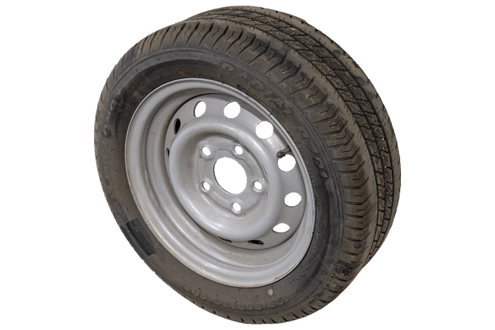OUTLET Verstevigd wiel voor aanhanger LINGLONG TIRE 195/50 R13C 104/101N UNITRAILER VELG 5.5Jx13"H2 5x112 ET:30