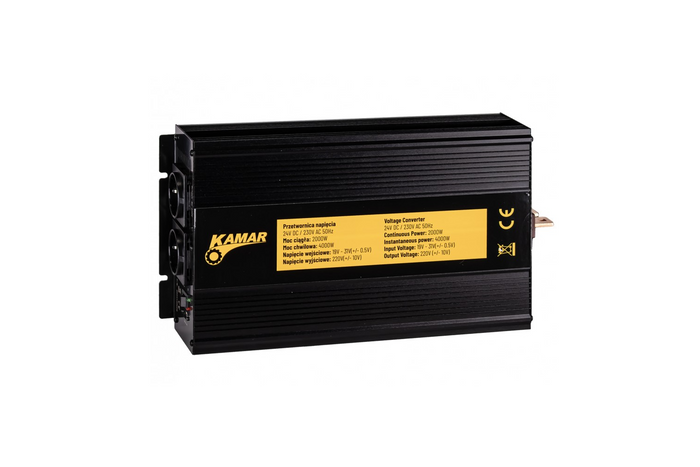 Spanningsomvormer 24V/230V (2000/4000W) KAMAR E1931