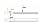 Zijscharnier met houder UNITRAILER BSCH 10-270+BSCHG 10-A complete aanhanger zijmontage