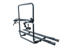 Fietsendrager reservewielhouder Peruzzo Brennero 4x4 - voor 2 fietsen met montagerails (zwart)