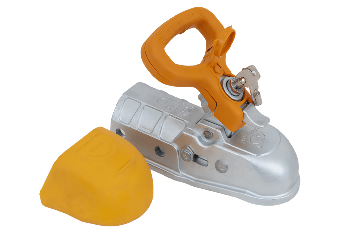 STEELPRESS BC-3500E-00-02+SD kogelkoppeling voor een 3500kg aanhangwagen met een 60,5mm gietijzeren buisdissel