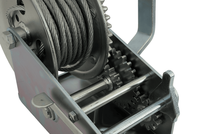 KNOTT 6X0017.008 handlier voor 900kg aanhanger met staalkabel