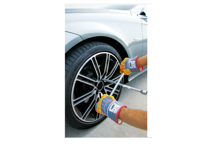 LAMPA Shammy werkplaatshandschoenen leren handschoenen maat 9