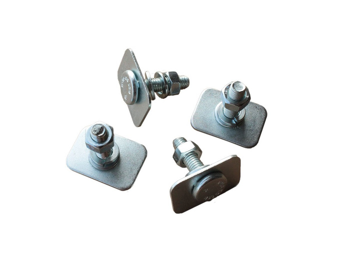 Universele inzetstukken voor 24 mm aluminium balken