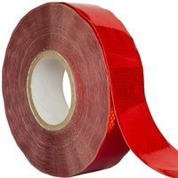 Reflecterende contour tape rood - 1 meter.