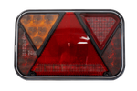 FRISTOM FT-270 LED-achterlichten + MANTES 4m 7PIN-kabelboom