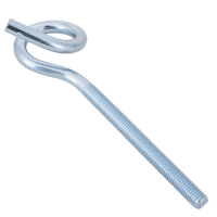 DROMET HOH M8x140 krulhaak, schommelhaak