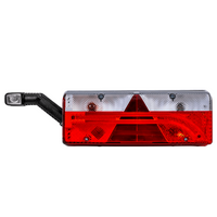 ASPÖCK EUROPOINT III LED-achterlicht met bajonetaansluiting 7-pins ASS2 en claxon, 7 functies links