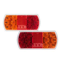 TruckLED L1846+L1847 LED-achterlichten met 5 functies links en rechts
