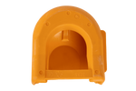 Veiligheidsafdekking voor de STEELPRESS SDP-05 Soft Dock kogelkoppeling met ruimte voor de stekker.